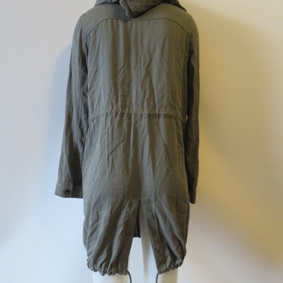 JACK BB DAKOTA OLIVE GREEN FULL LENGTH JACKET S: S - Picture 4 of 8